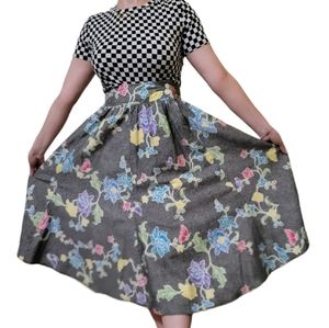 VINTAGE Calvin Klein Studio full skirt